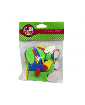 GOMA EVA FIGURAS GEOMETRICAS /240