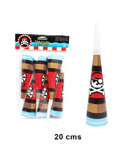CORNETA x 6 DE PIRATA/100