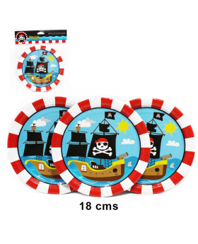PLATO x 10 DE PIRATA/100