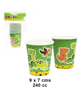VASO X10 DE DINOSAURIO/180