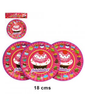 PLATO x 10 DE CUPCAKE/100