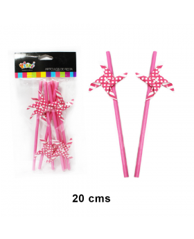 BOMBILLA REMOLINO ROSADO /250