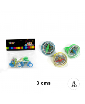 SORPRESA X 8 ANILLO BRUJULA X 12/240