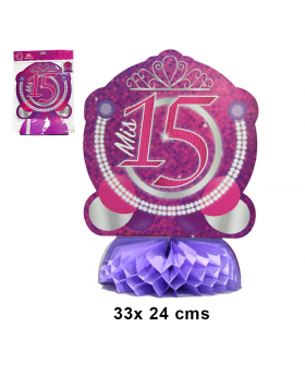 ST CENTRO DE MESA 15 AÑOS /120