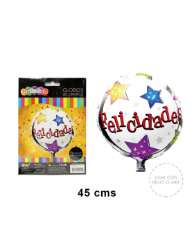 GLOBO METAL FELICIDADES 2