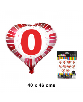 GLOBOS HELIO CORAZON N°0 /240