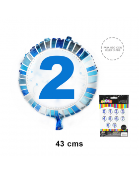 GLOBOS HELIO REDONDO N°2 /240