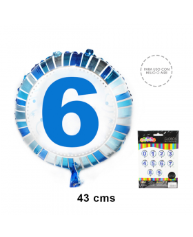 GLOBOS HELIO REDONDO N°6 /240