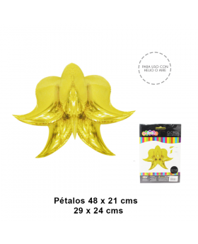 GLOBOS HELIO FORMA DE FLOR/240