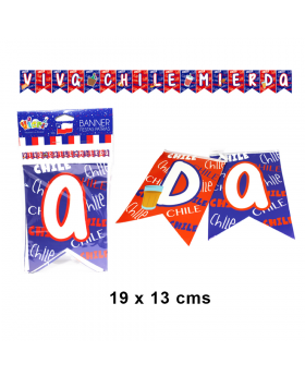 BANNER VIVA CHILE MIERDA/120