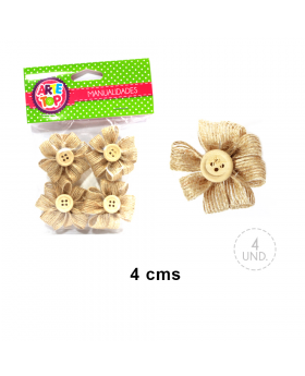 SET ROSAS BOTON JUTE/300
