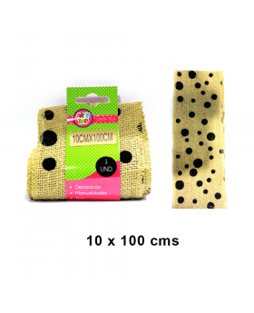 TIRA DECO JUTE PUNTOS/500