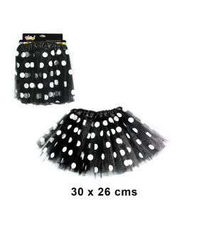 TUTU PUNTOS NEGRO/100
