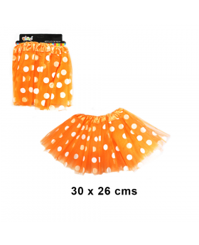TUTU PUNTOS NARANJA/100