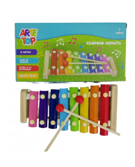 XILOFONO INFANTIL 8 NOTAS /100