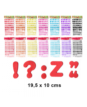 GOMA EVA LETRAS Y NUMEROS ECO /1800