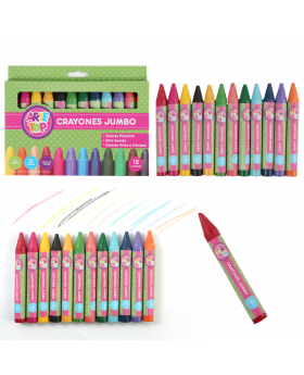 CRAYON JUMBO 12 COLORES /120