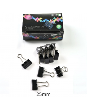 DOBLE CLIP 25MM SET12U /240