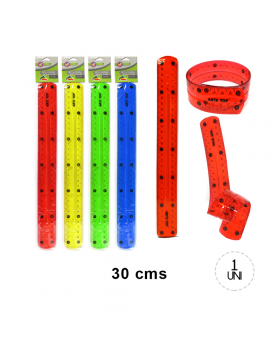 REGLA 30 CM FLEXIBLE/600