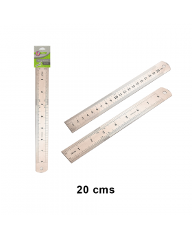 REGLA METALICA 20CM/996