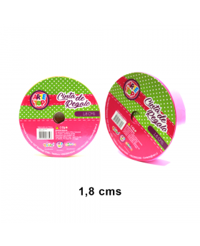 CINTA REGALO 1.8 CM ROSADA/300