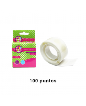 CINTA DOBLE CONTACTO ROLLO 100 PUNTOS /480