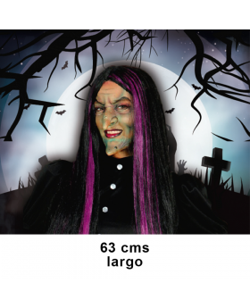 PELUCA MORTICIA LILA/60