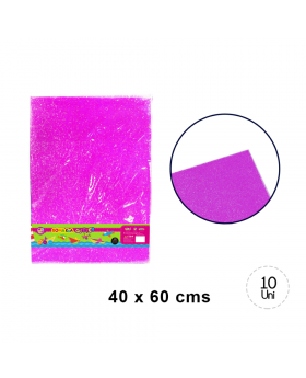 EVA GLITTER 40X60CM FUXIA/20