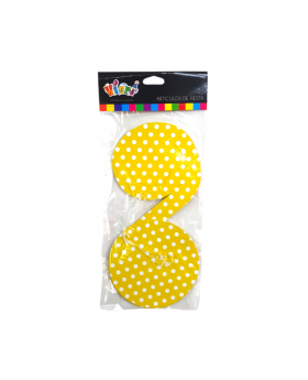 ST 6UN ESPIRALES POLKA AMARILLO/120
