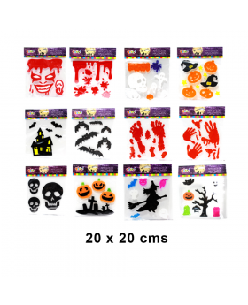 GEL VENTANA HALLOWEN X 12/288