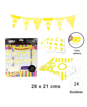 BANNER PERSONALIZADO AMARILLO/120