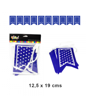 BANNER PUNTAS POLKA AZUL240