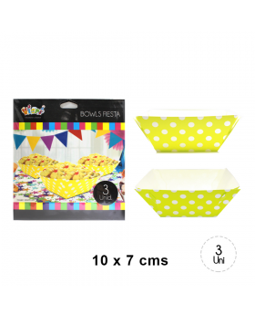 BOWL PAPEL POLKA SET3U /240