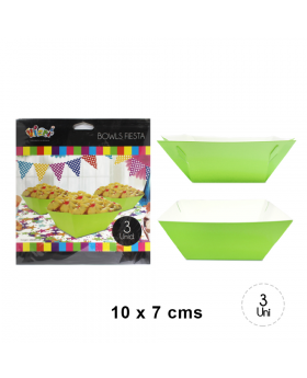 BOWL PAPEL PISTACHO SET3U /240