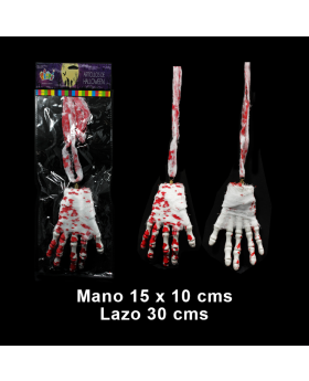 MANO SANGRE COLGANTE/