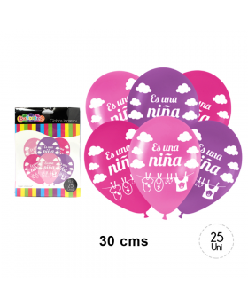 GLOBO ES UNA NIÑA X25/100