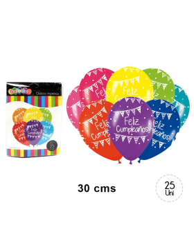 ST 25UN GLOBO ESTAM FELIZ CUMPLEAÑOS BANNE R12/100