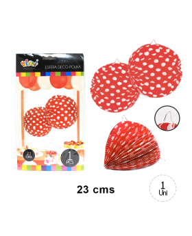 ESFERA POLKA ROJO/240