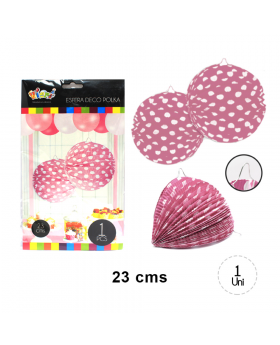 ESFERA POLKA ROSADO/240