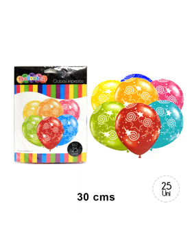 GLOBOS ESTAM. STAR R12 25UN/100