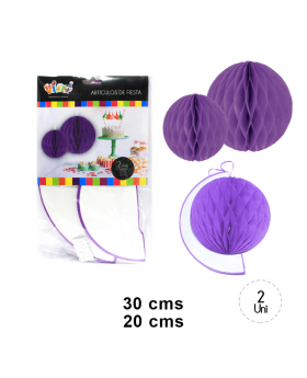 ST ESFERAS PAPEL DECO LILA/120