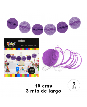 BANNER PELOTAS LILA-MORADO/120