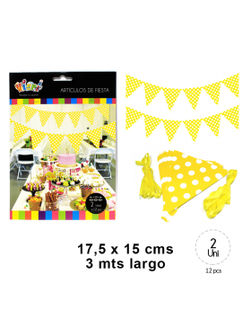 ST BANNER POLKA AMARILLO/120