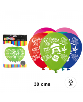 GLOBOS ESTAM. RASTA R12 25UN/100