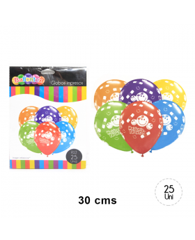 GLOBOS ESTAM. MEJORATE PRONTO R12 25UN/100