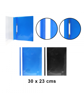 CARPETA FASTENER TRANSPARENTE PLASTICO A4 /400