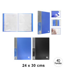 CARPETA 40 FUNDAS VINIL A4 /96