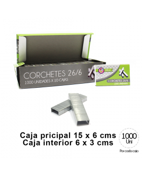 CORCHETE ARTETOP 26-6 SET1000U /500