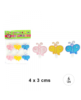 ST GANCHO MADERA MARIPOSAS/250