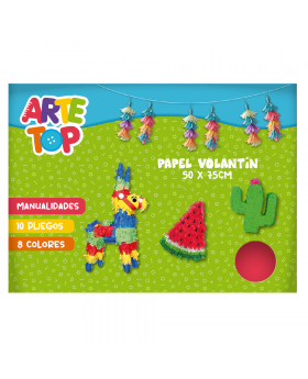 CARPETA PAPEL VOLANTIN 50x75CM 10 PLIEGOS /120